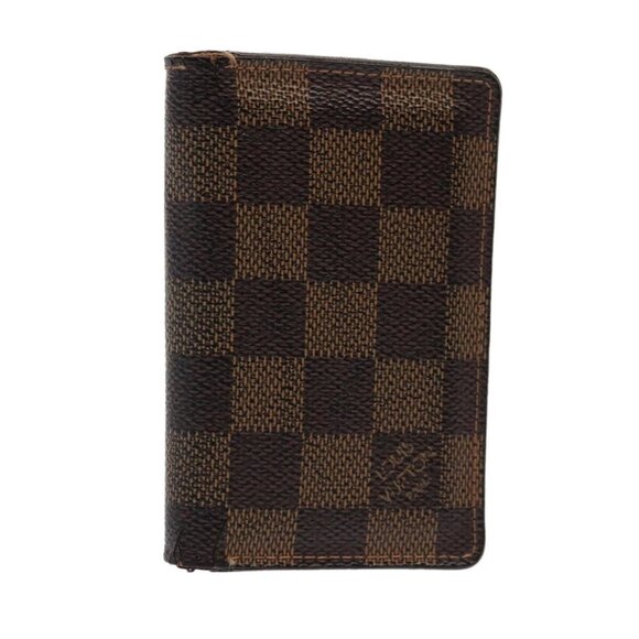 LOUIS VUITTON Damier Ebene Organizer Dupoch Card Case - Picture 1 of 16